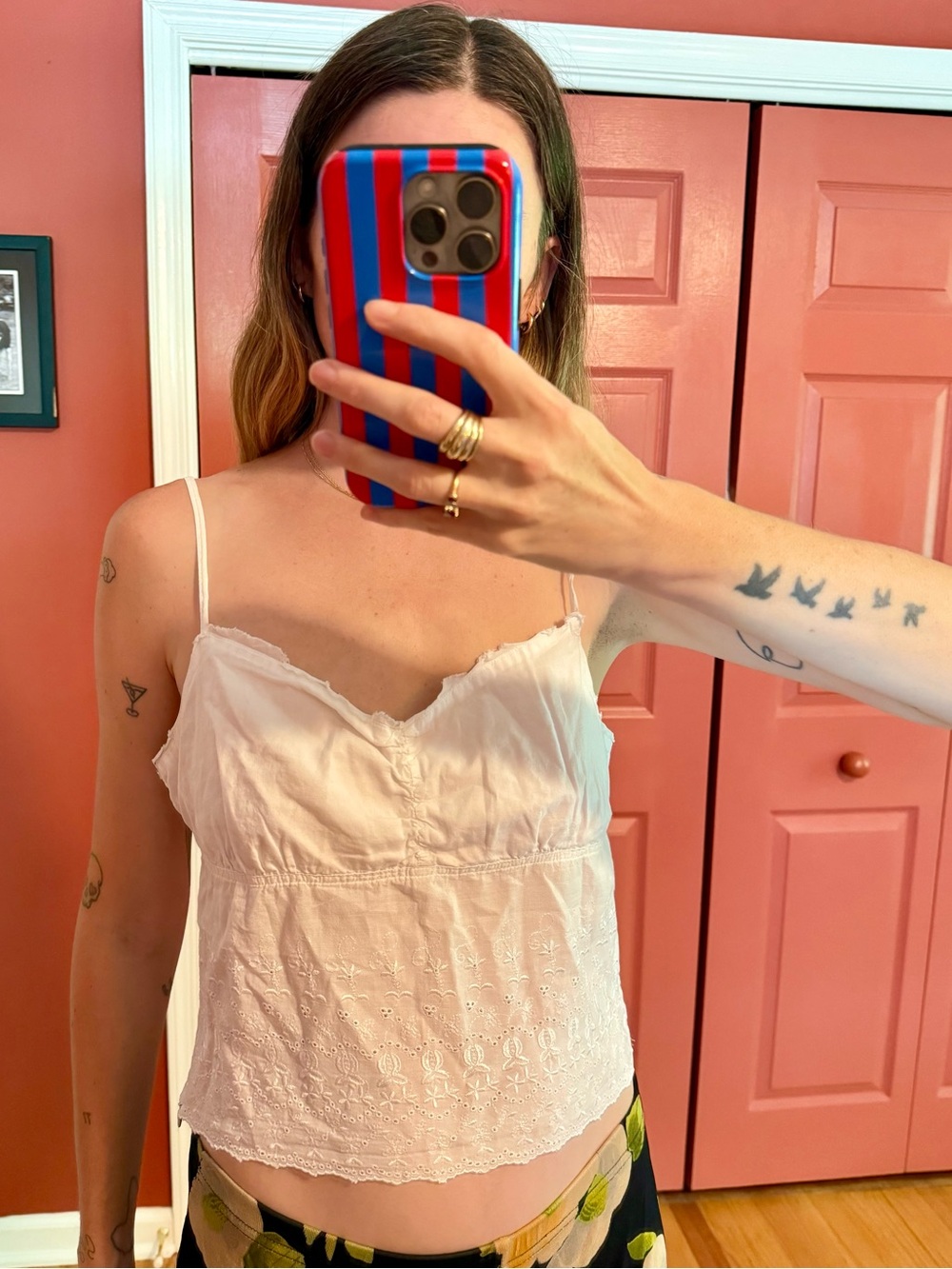 Vintage Eyelet Tank